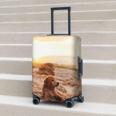 Чохол для валізи BAFAFA з принтом, захисний чохол для багажу, еластичний захист від подряпин та пилу, чорний, розмір 95