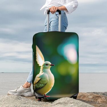 Чохол для валізи Tauben, міцний захист, підходить для багажу розміром 45,7 - 81,3 см, Чорний, Великий