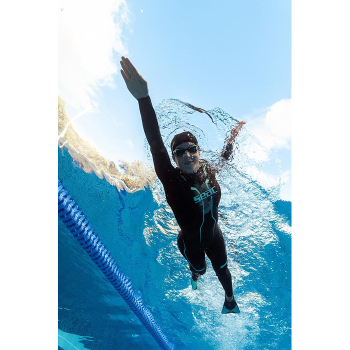 Легкі та потужні короткі ласти для плавання та підводного плавання для дорослих та дітей, чорні, розмір 40/41