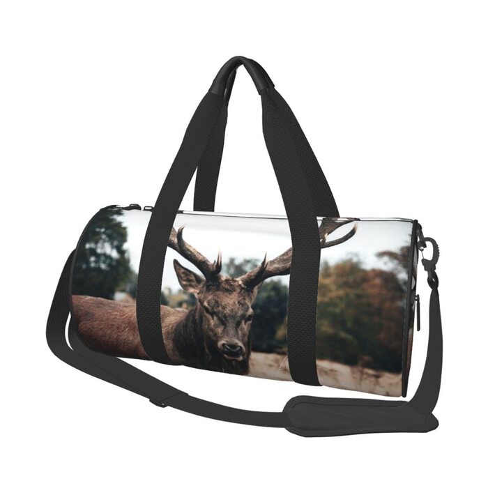 Дорожня сумка-циліндр з квітковим принтом, спортивна сумка для чоловіків та жінок, сумка-мішок, спортивна сумка