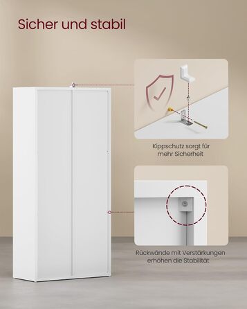 Книжкова шафа VASAGLE, книжкова полиця, з 7 відділеннями, офісна полиця, кубічна полиця, окремостояча полиця, для вітальні, спальні, офісу, дитячої кімнати, біла LBC27WT Біла 7 відділень (24Г x 50Ш x 106В см)