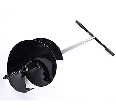 Ручний бурильник для землі, бур для ям, садовий бур 17 см