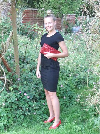 Блискуча вечірня сумочка-клатч з паєтками, бордовий