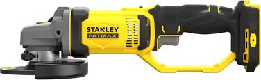 Акумуляторна кутова шліфувальна машина Stanley FatMax 18 В SFMCG400B (діаметр диска 125 мм, для всіх стандартних робіт з різання,