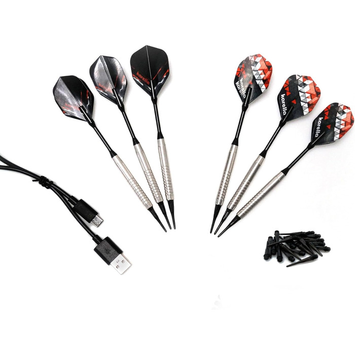 Електронна мішень для дартсу Karella CB-Smart, переможець тестів серед електронних м&39яких мішень для дартсу, найсучасніша онлайн-функція Bluetooth, 37 ігор, електронна розумна мішень для дартсу, точні турнірні розміри, подвійна/потрійна відстань між 2 л