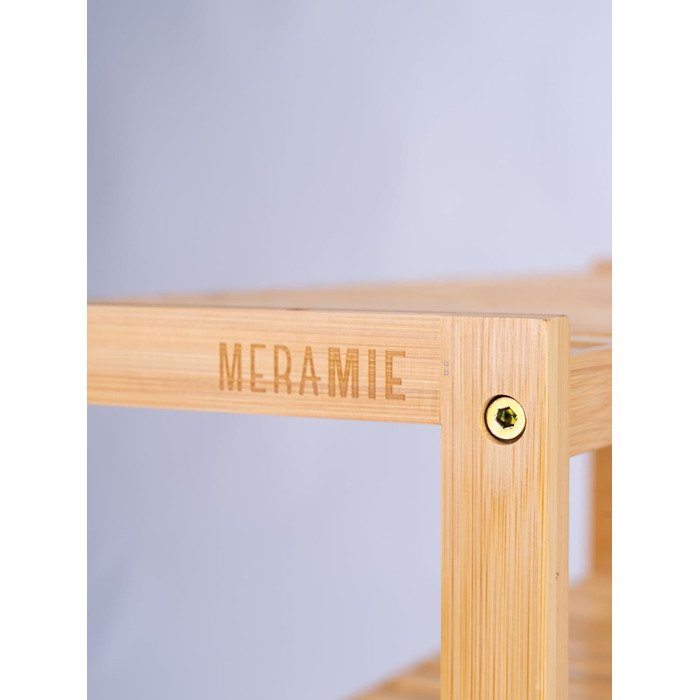 Бамбукова полиця для взуття, штабелювана полиця для ванної кімнати та кухні, натуральне покриття, 3-рівнева полиця з системою вставок, компактна, розміри Ш/Г 75x26x62 см