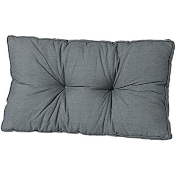 Подушка для відпочинку Madison Florance 60x43 см Basic Grey товщиною 10 см з гнучкою формою, що регулюється, та спинкою