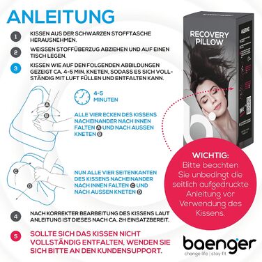 Комплект подушок 50x30 см (Oeko-Tex), ортопедична подушка з високотехнологічної піни з ефектом пам&39яті з додатковим чохлом, ергономічна подушка для шиї з дорожньою сумкою, подушка для сну на боці, подушка для підтримки шиї