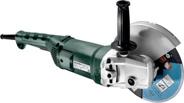 Кутова шліфувальна машина Metabo WE 2200-230 - 606437000 - Для точного шліфування та різання - Потужність 2200 Вт, диск Ø 230 мм