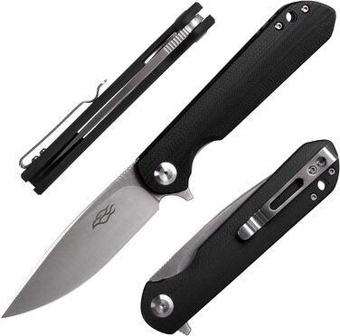 Складаний ніж Клинок зі сталі D2 Лезо з G10 з антиковзаючим покриттям Рукоятка з кліпсою Гострий одноручний ніж з піхвами і шарико