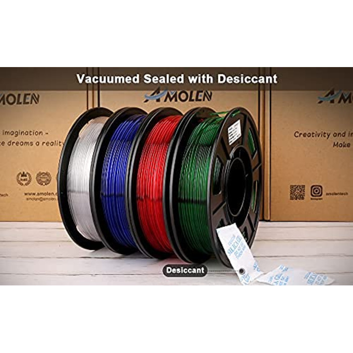 Філамент 1.75мм Чорний 1кг, нитка для 3D-друку з точністю розмірів /- 0.02 мм, акуратно намотана, сумісна з 3D FDM принтерами, висока точність, котушка (2.2 фунти) 17