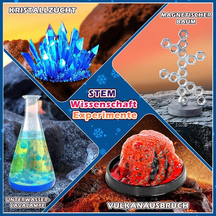 Адвент-календар Sakmilu 2025 Експерименти для дітей, 24 наукові пригоди