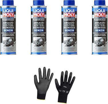 Бензинові захисні рукавички Iloda 4xOriginal Liqui Moly 300 мл Pro-Line JetClean Suction System Cleaner