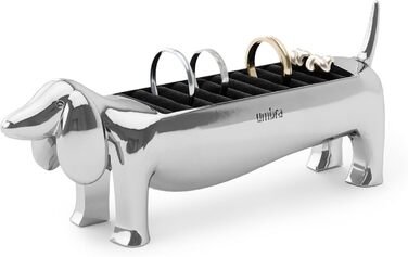 Тримач для кілець Umbra Dachsie Modern Dachshund на 9 кілець - Хромований