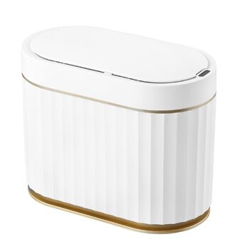 Відро для сміття настільне з кришкою 5 л з датчиком, міні-відро для сміття, невелике кухонне відро для компосту, автоматичне відро