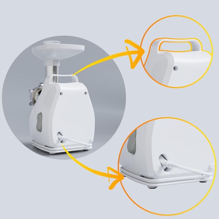 М'ясорубка Smapp Grinder Machine 490-8BIA, універсальна, біла, один розмір (EU)
