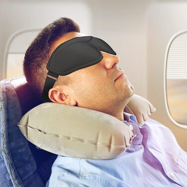 Маска для сну для чоловіків і жінок, 3D контурна маска для сну, м'яка комфортна пов'язка на очі для авіаперельотів, йоги, сну Фіол