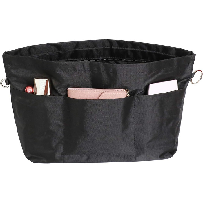 Завітайте до магазину BeringLoad MHPI Bag Сумка-сумка внутрішня, чорна, велика, з кишеньковим органайзером, акрил, чорна