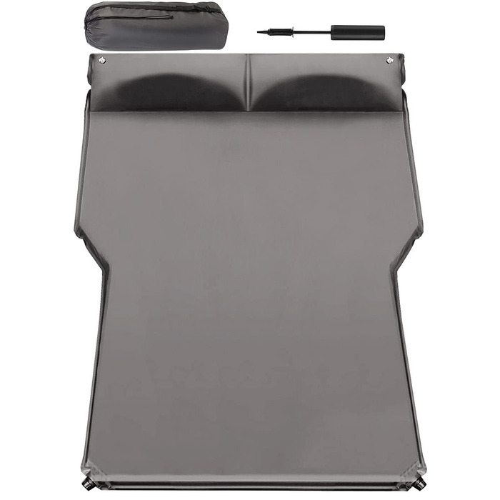 Автомобільний матрац Lescars Самонадувальне ліжко XXL для багажника та заднього сидіння, 180x105x5 см (Автомобільний матрац для універсала, багажника універсала, надувний матрац для)