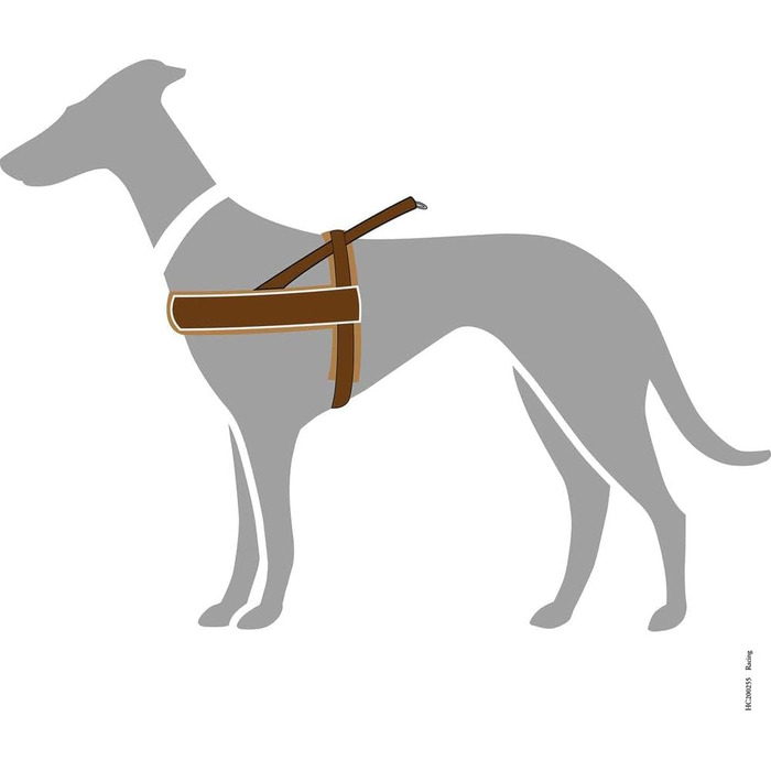 Норвезьке обладнання для їжі Racing, колір коричневий/коньяк, розмір M-L коричневий/коньяк M-L