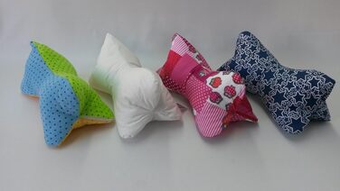 Подушка для читання Biona Celtic Bone/Кістка для читання, велика, 45x25 см Oeko-TEX (бавовна, сірі зірки, зі вставкою)