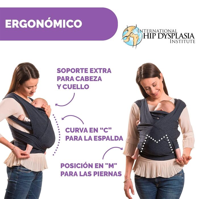 Переноска Chicco Boppy Comfyfit, синя