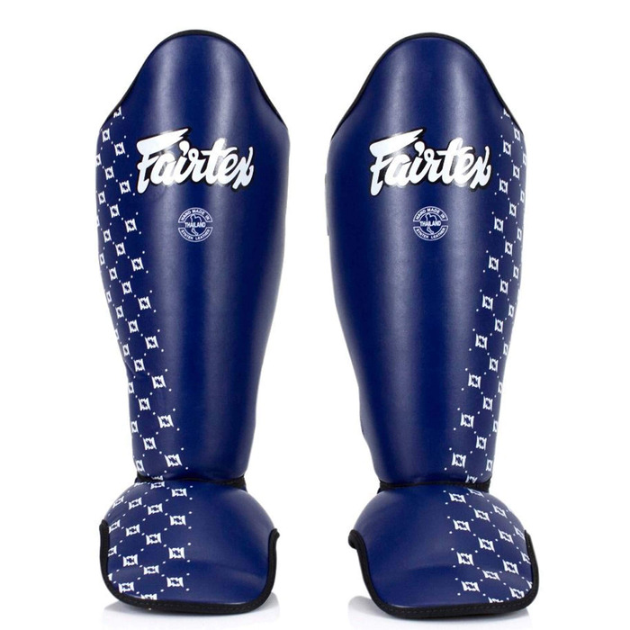 Захисні щитки Fairtex SP5 для гомілок та підйому - Super Comfort синього кольору, розмір M