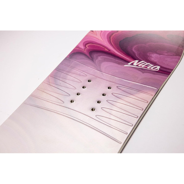 Дитячий сноуборд Nitro Girls Kids Spirit Youth Board &3923 All Mountain Freestyle Twin, 132, різнокольоровий