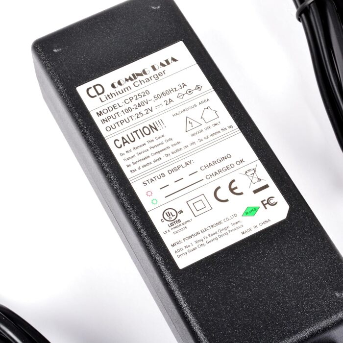 Зарядний пристрій AFTERTECH 24V (25.2V) 2A для літій-іонних акумуляторів Charger M9B1