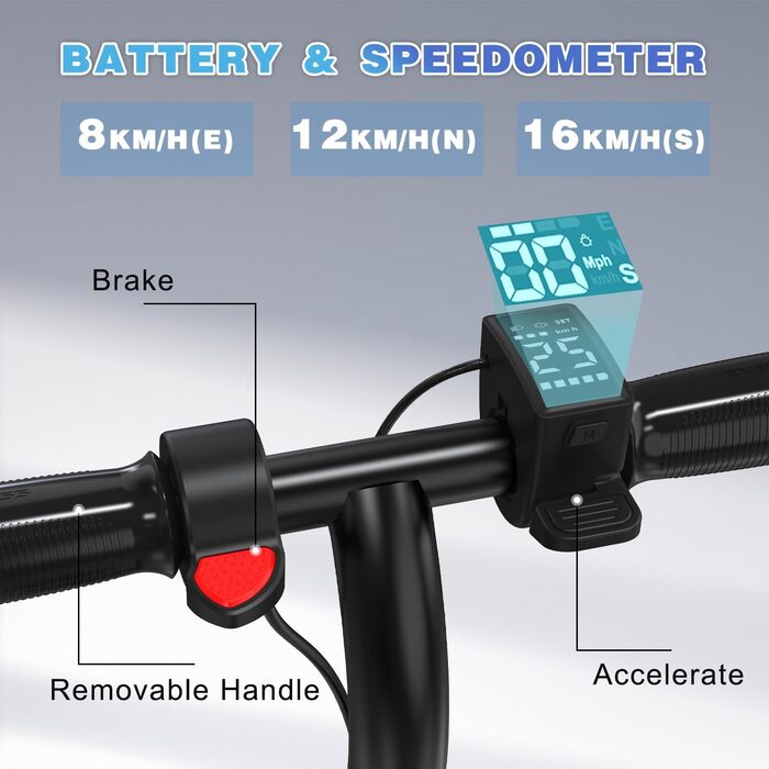 Електричний самокат EVERCROSS E6 для дітей, легкий 7-футовий електросамокат для 6-12 років, електросамокат із запасом ходу до 20 км та 7-кольоровими фарами, 3 режими швидкості (8, 12, 16 км/год), чорний