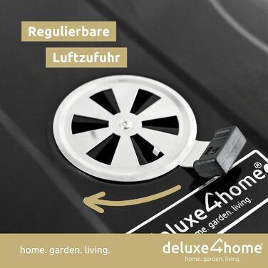 Чайник-барбекю Ø55 см з полицею I Пересувний візок для барбекю з кришкою I Решітка для барбекю на вугіллі, круглий мангал для грил