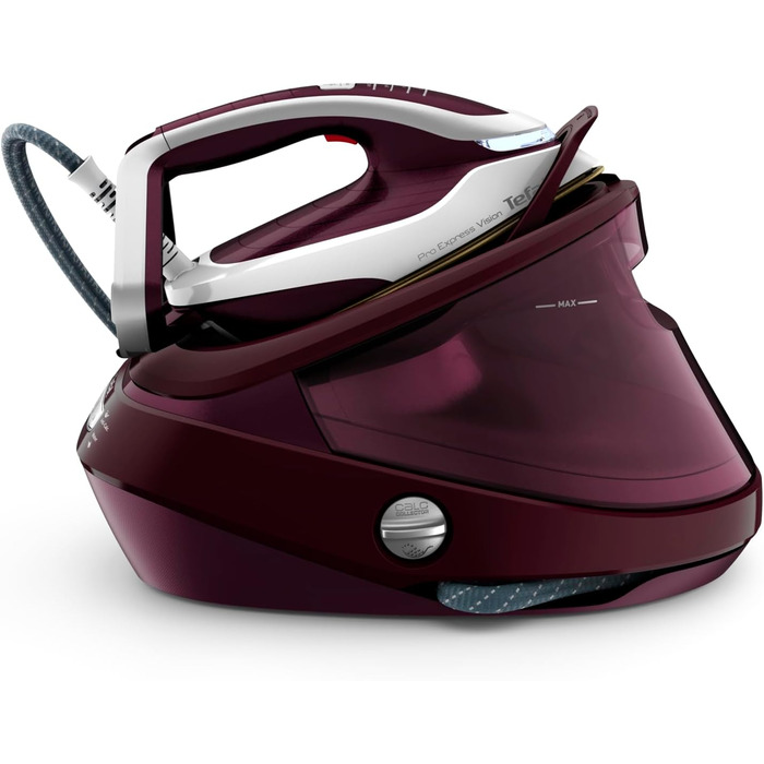 Парова прасувальна станція Tefal GV9810 Pro Express Vision Розумне світлодіодне підсвічування на прасці потужний тиск 8,3 бар 180