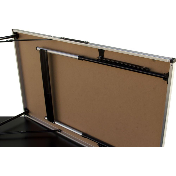 Складаний стіл для обклеювання шпалерами Lemodo чорного кольору Робочий стіл Регульований по висоті багатофункціональний стіл Стіл для блошиного ринку 100 x 60 см Багатофункціональний стіл, вантажопідйомність до 30,0 кг