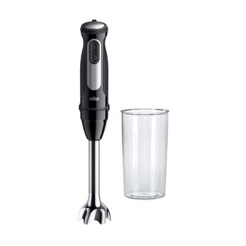 Занурювальний блендер Braun MultiQuick 5 Pro 1000 Вт з міксбекером 600 мл, чорний Модель 2025