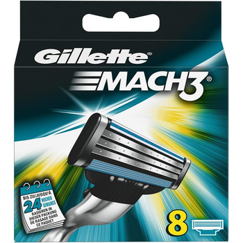 Знята з виробництва модель Gillette MACH3 леза 8 шт.