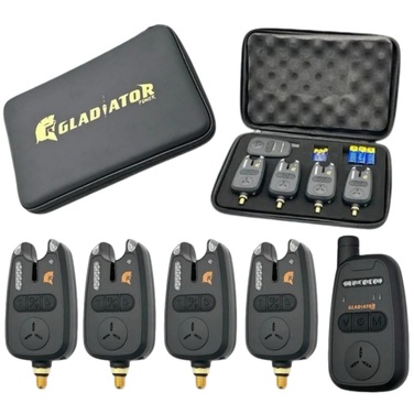 Набір сигналізаторів GLADIATOR RF298 4+1 Black з пейджером