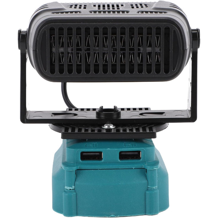 Портативний обігрівач Dpofirs на батарейках з двома температурами для кемпінгу в автомобілі, сумісний з батареями BL1815, BL1820, BL1530, BL1840, BL1850