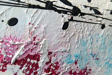 Моніка Мірафьорі I 100 РУЧНИЙ РОЗПИС I Картина Мінімалізм 140х70см Картина Ручний розпис Акриловий живопис Дуже великий акриловий