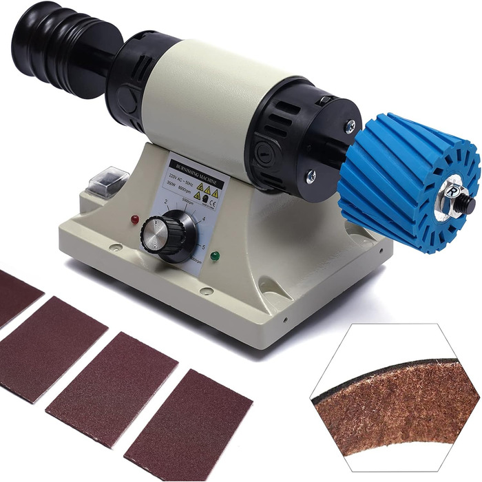 Електрична машина для полірування шкіри Потужність 350 Вт 0-8000 об/хв Підходить для шкіри рослинного дублення Портативний і простий у використанні