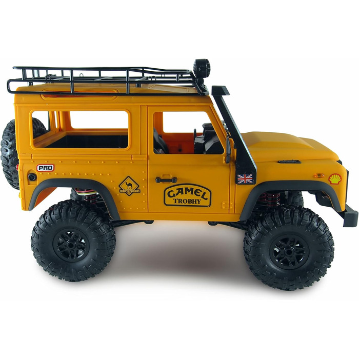 Ліцензійний всюдихід Land Rover, масштабована модель 112, 4WD, RTR, жовтий, 22565 D90X12