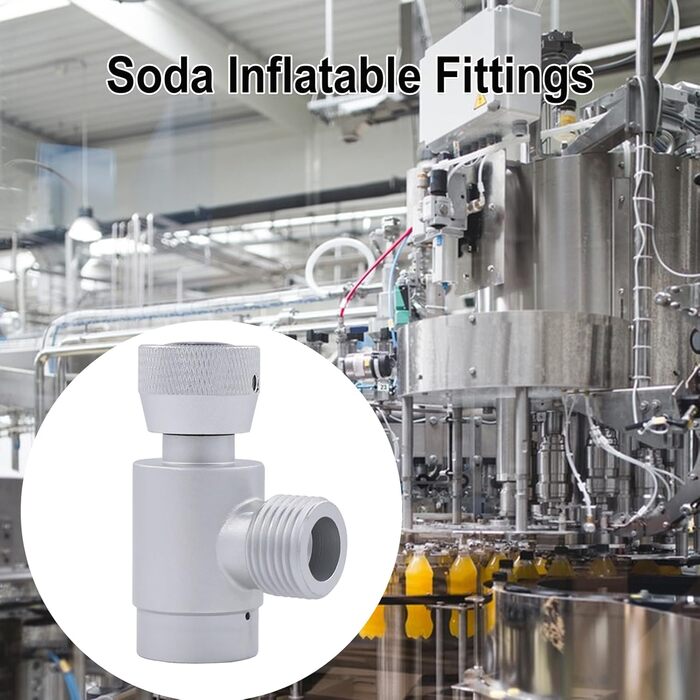 Адаптер для наповнення бака CO2 Адаптер для наповнення циліндра Адаптер газованої води W21.8-14 до TR21-4 Нейтралізатор заправки соди для акваріумного циліндра Адаптер для заправки газованої води