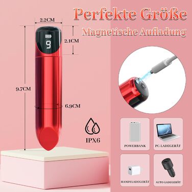 Міні-вібратор Koxnict для жінок, 10 режимів вібрації, USB, потужний та тихий