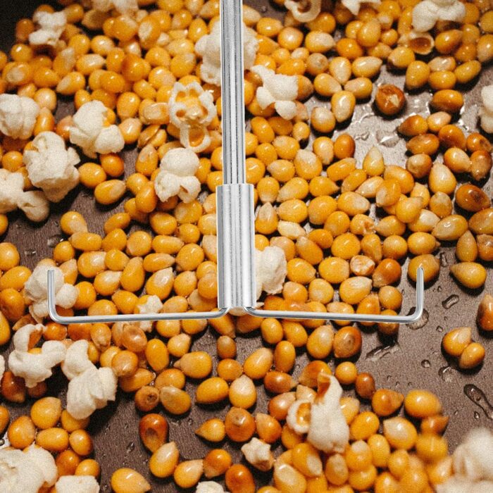 Комплект Запасні частини машини для попкорну Попкорн Кулька для попкорну Мішалки Заміна інструменту для видалення попкорну Аксесуари для машини для попкорну Стикове з'єднання Кришка каструлі Залізо, 1