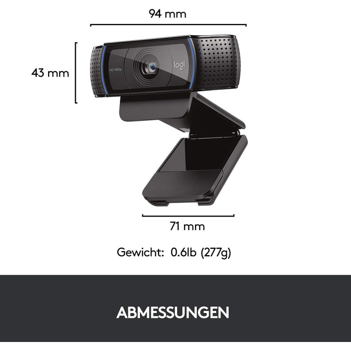 Набір для стрімінгу Sennheiser Profile з USB-мікрофоном, пантографом та сумкою та веб-камера Logitech C920 HD PRO, Full-HD 1080p, кут огляду 78