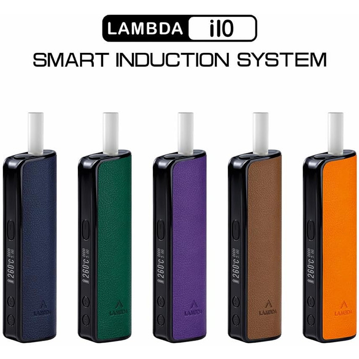 Пристрій без нагрівання, безконтактний електромагнітний індукційний нагрівач, OLED 3200 мАг, регульований час і температура нагрівання, не потребує очищення (темно-синій), 10 HNB