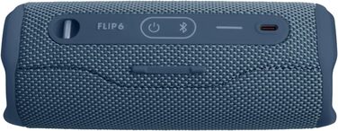 Колонка JBL Flip 6 синього кольору - Водонепроникна портативна колонка з 2-смуговою акустичною системою для потужного звуку - До 1