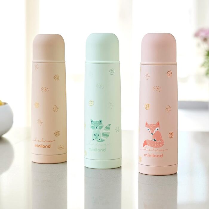 Термопляшка Miniland Thermy Candy 500 мл. Високоякісна термопляшка з нержавіючої сталі для збереження рідин гарячими або холодними більше 24 годин.