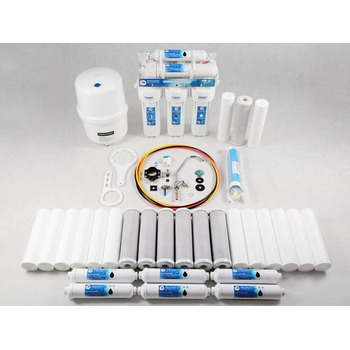 ФІЛЬТР ВОДИ НІМЕЧЧИНА Класична система зворотного осмосу зі змінними фільтрами на 3 роки - 285 літрів питної води щодня - екологічна, проста в установці без бісфенолу А