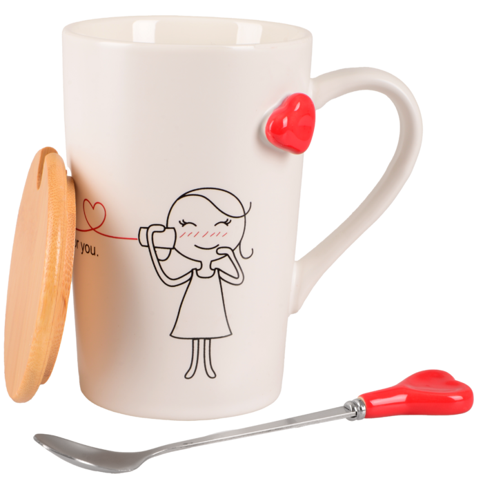 Чашка LED Love Is B, 360 мл (7133175)