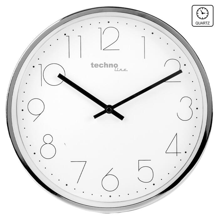 Годинник настінний Technoline WT7210 White/Silver (WT7210)